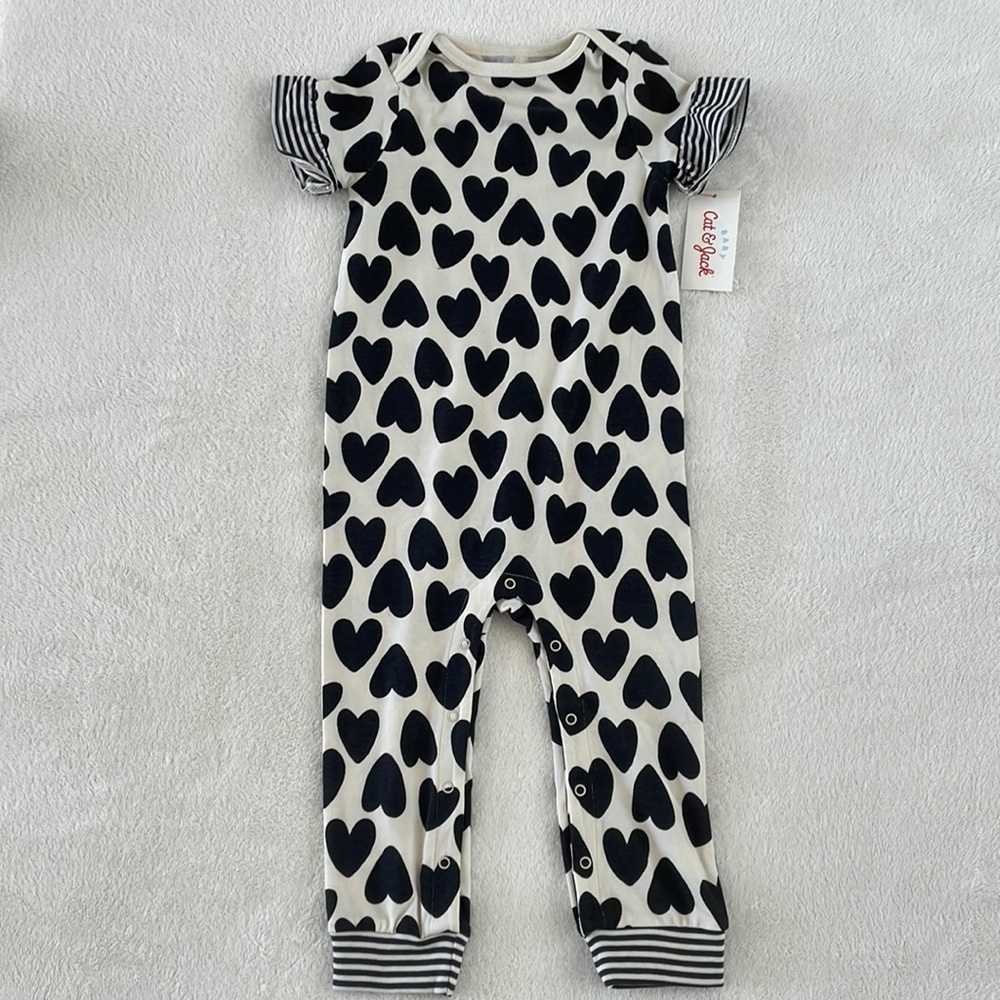 NWT Cat & Jack Baby Girl Romper Size 18M